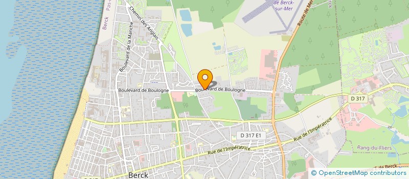 localisation de l'entreprise MONSIEUR JEAN CAROUGE  BERCK