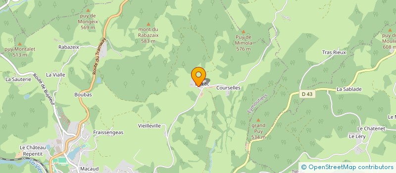 localisation de l'entreprise MONSIEUR JEAN CARPE  EYMOUTIERS