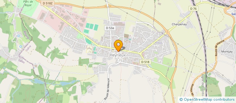 localisation de l'entreprise MONSIEUR JEAN CARRARA  HEYRIEUX