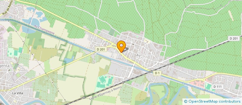 localisation de l'entreprise MONSIEUR JEAN CARRE  AY-CHAMPAGNE