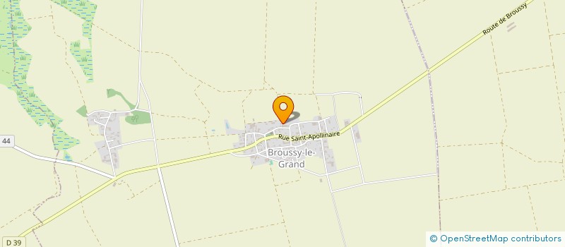 localisation de l'entreprise MONSIEUR JEAN CARRE  FERE-CHAMPENOISE