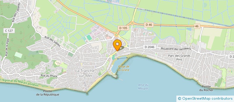 localisation de l'entreprise MONSIEUR JEAN CARRE à LA TRANCHE-SUR-MER