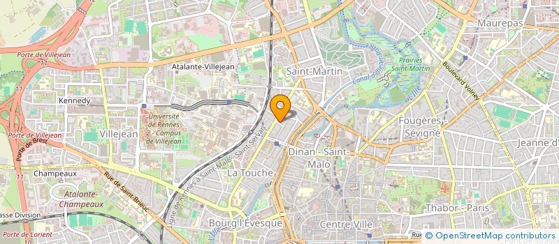 localisation de l'entreprise MONSIEUR JEAN CARRE  RENNES