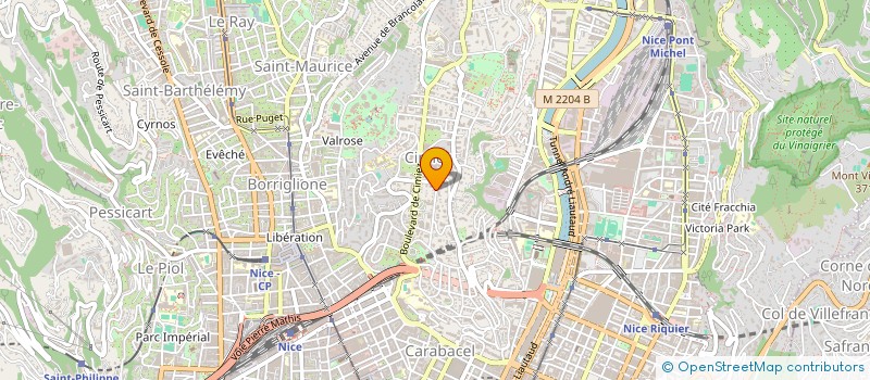 localisation de l'entreprise MONSIEUR JEAN CARRE à NICE