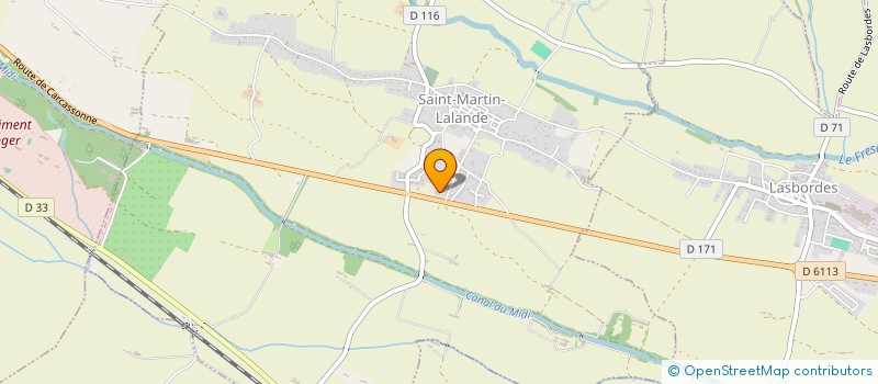 localisation de l'entreprise MONSIEUR JEAN CARRERAS  CASTELNAUDARY