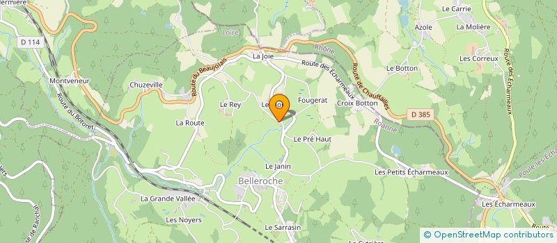 localisation de l'entreprise MONSIEUR JEAN CARRIE à BELLEROCHE