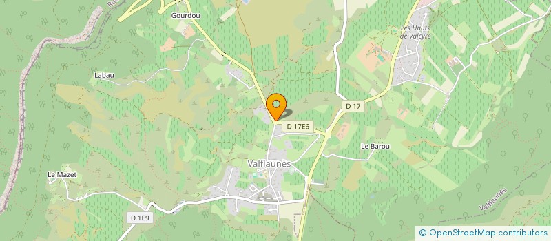 localisation de l'entreprise MONSIEUR JEAN CARRIERE  CLARET