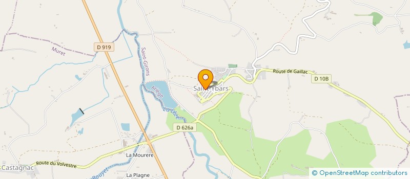 localisation de l'entreprise MONSIEUR JEAN CARRIERES à SAINT-YBARS