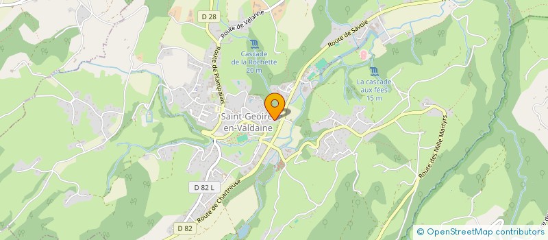 localisation de l'entreprise MONSIEUR JEAN CARRON-CABARET  SAINT-GEOIRE-EN-VALDAINE