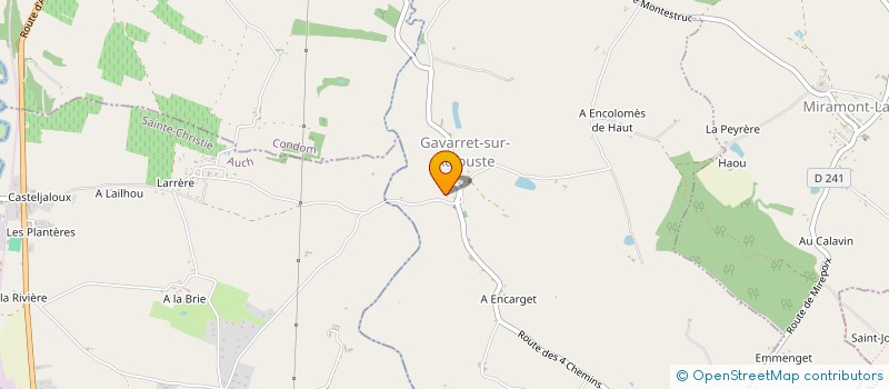 localisation de l'entreprise MONSIEUR JEAN CARTIE  ROQUEFORT