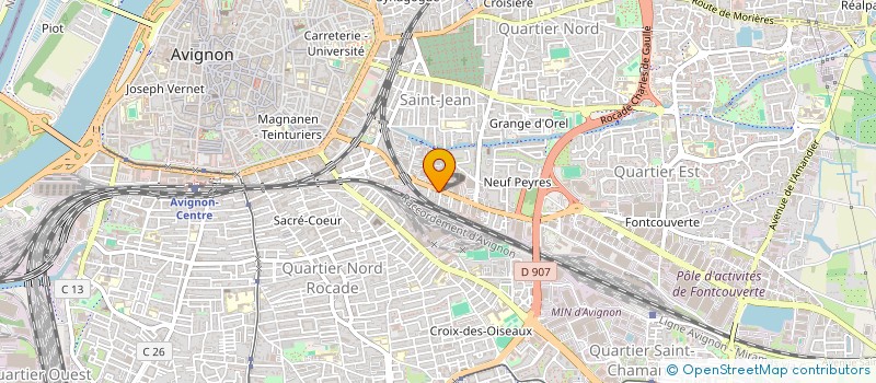 localisation de l'entreprise MONSIEUR JEAN CASILE  AVIGNON