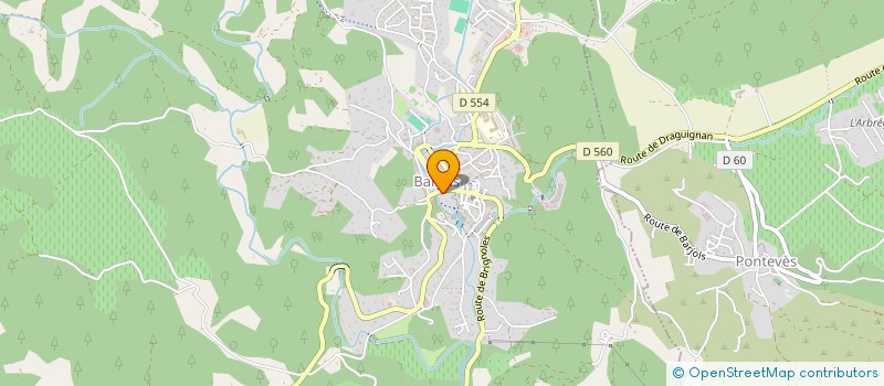 localisation de l'entreprise MONSIEUR JEAN CASINO  BARJOLS