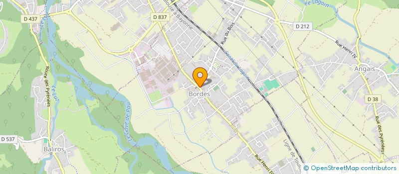 localisation de l'entreprise MONSIEUR JEAN CASSAGNE  ARUE