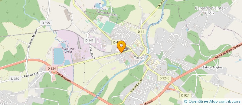 localisation de l'entreprise MONSIEUR JEAN CASSEN  TARTAS