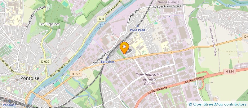 localisation de l'entreprise MONSIEUR JEAN CASSEUS  SAINT-OUEN-L'AUMONE