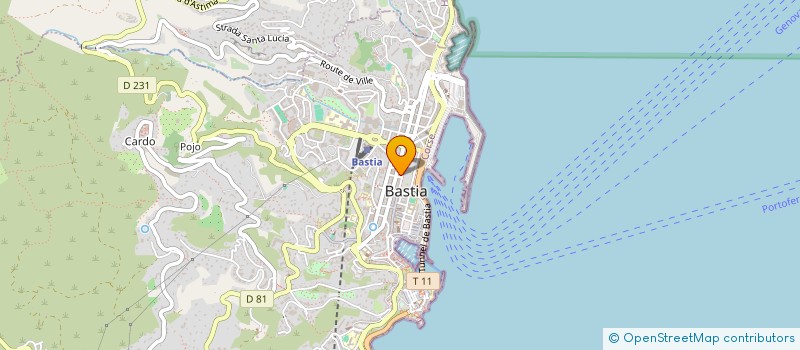 localisation de l'entreprise MONSIEUR JEAN CASTA à BASTIA