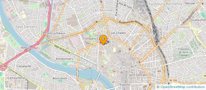 localisation de l'entreprise MONSIEUR JEAN CASTAIGNEDE à TOULOUSE