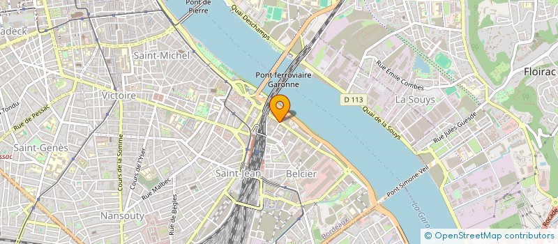 localisation de l'entreprise MONSIEUR JEAN CASTAIN à BORDEAUX