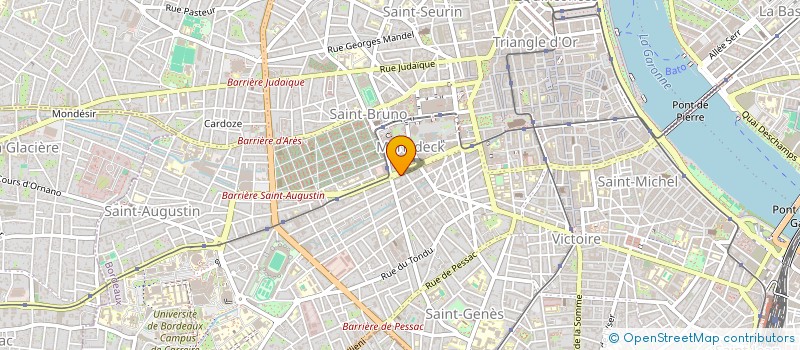 localisation de l'entreprise MONSIEUR JEAN CASTAING à BORDEAUX