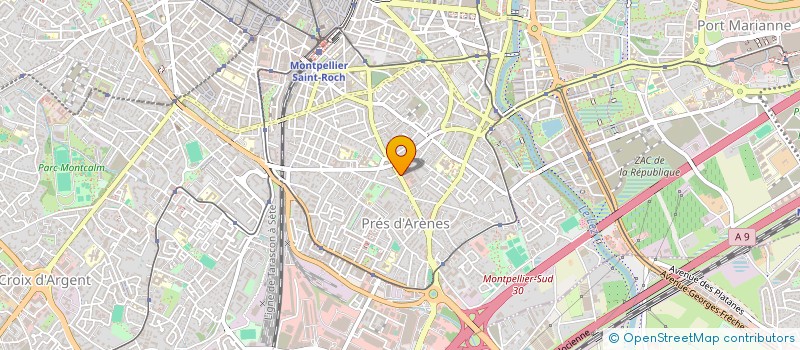 localisation de l'entreprise MONSIEUR JEAN CASTANIER à MONTPELLIER