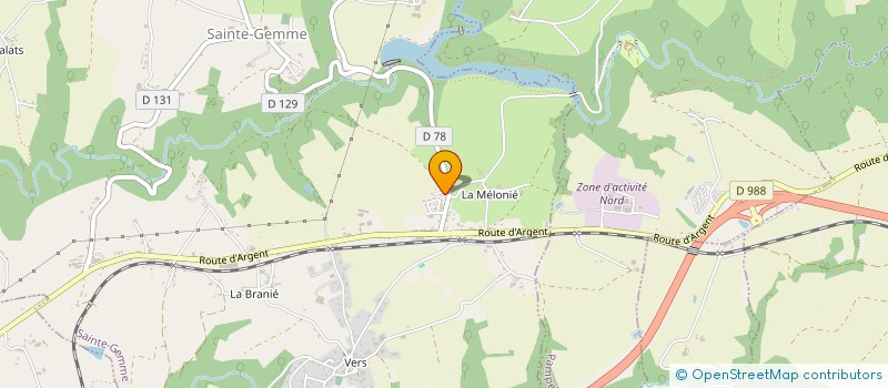 localisation de l'entreprise MONSIEUR JEAN CASTE  TREVIEN