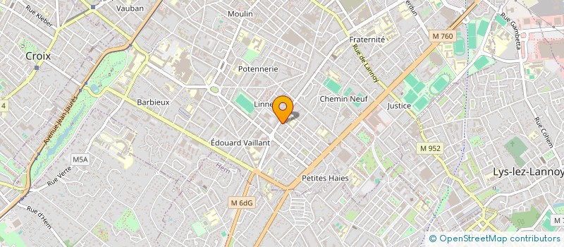 localisation de l'entreprise MONSIEUR JEAN CASTEL  ROUBAIX