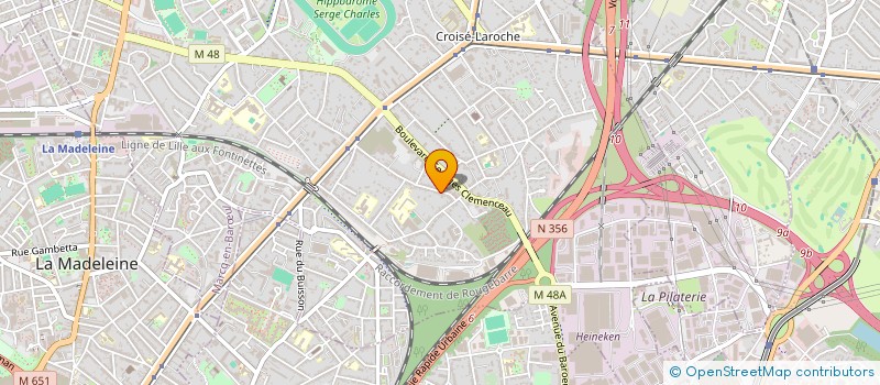 localisation de l'entreprise MONSIEUR JEAN CASTELEIN à MARCQ-EN-BARŒUL