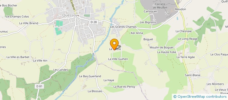 localisation de l'entreprise MONSIEUR JEAN CASTELLIER  HILLION