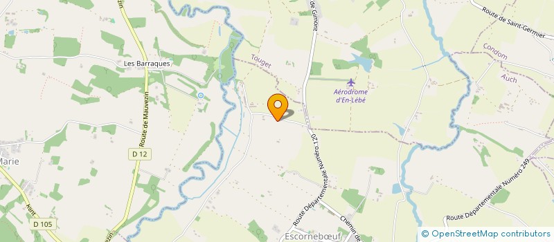 localisation de l'entreprise MONSIEUR JEAN CASTERA  GIMONT