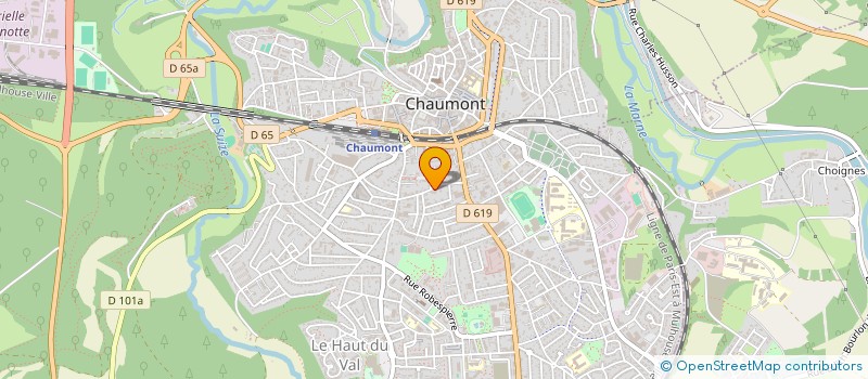 localisation de l'entreprise MONSIEUR JEAN CASTIGLIONE à CHAUMONT