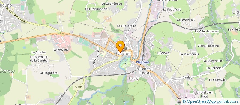 localisation de l'entreprise MONSIEUR JEAN CASTILLO PENAS  PLANCOET