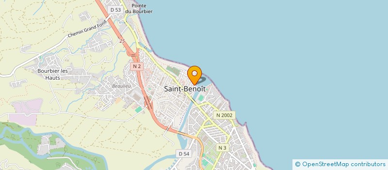 localisation de l'entreprise MONSIEUR JEAN CATAN  SAINT-BENOIT