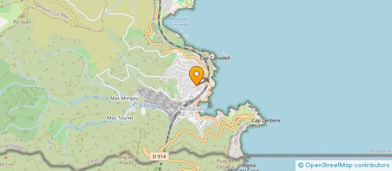 localisation de l'entreprise MONSIEUR JEAN CATHALA  CERBERE