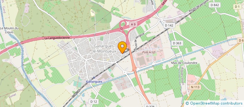 localisation de l'entreprise MONSIEUR JEAN CATHARY à GALLARGUES-LE-MONTUEUX