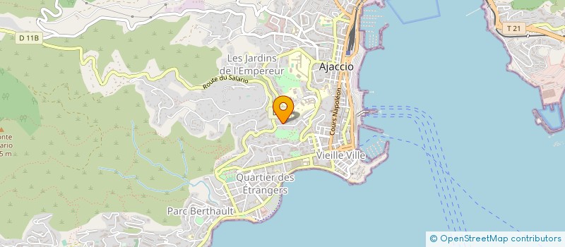 localisation de l'entreprise MONSIEUR JEAN CAUCHIES à AJACCIO