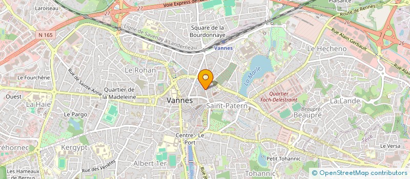 localisation de l'entreprise MONSIEUR JEAN CAUDAL à VANNES