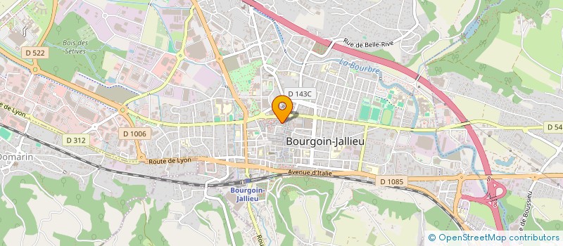 localisation de l'entreprise MONSIEUR JEAN CAUDY  BOURGOIN-JALLIEU