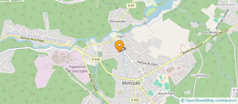 localisation de l'entreprise MONSIEUR JEAN CAULE à MIMIZAN