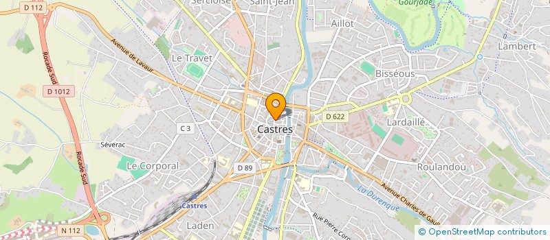 localisation de l'entreprise MONSIEUR JEAN CAUSSE  CASTRES