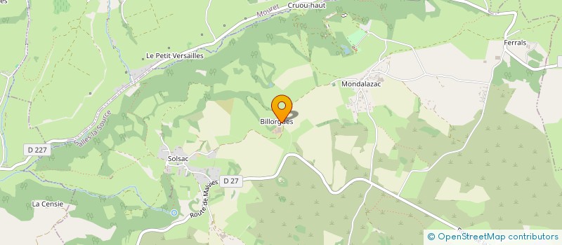 localisation de l'entreprise MONSIEUR JEAN CAUSSE  SALLES-LA-SOURCE