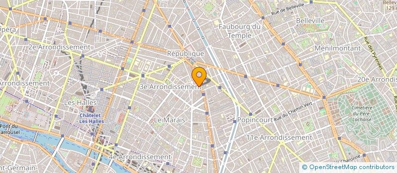 localisation de l'entreprise MONSIEUR JEAN CAUSSIGNAC à PARIS