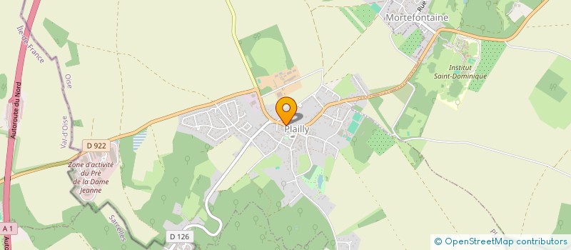 localisation de l'entreprise MONSIEUR JEAN CAUTAIN  PLAILLY