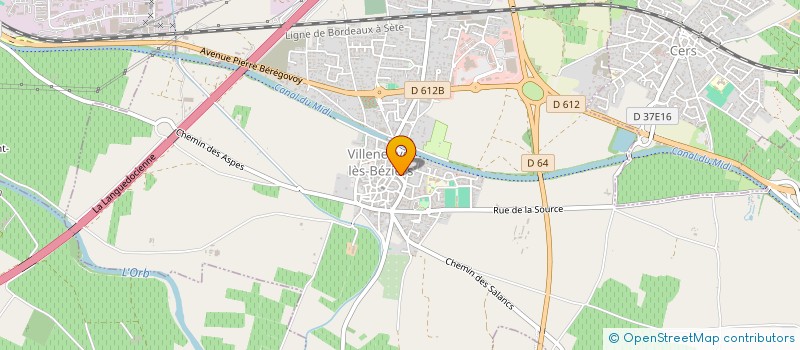 localisation de l'entreprise MONSIEUR JEAN CAVAILLE à VILLENEUVE-LES-BEZIERS