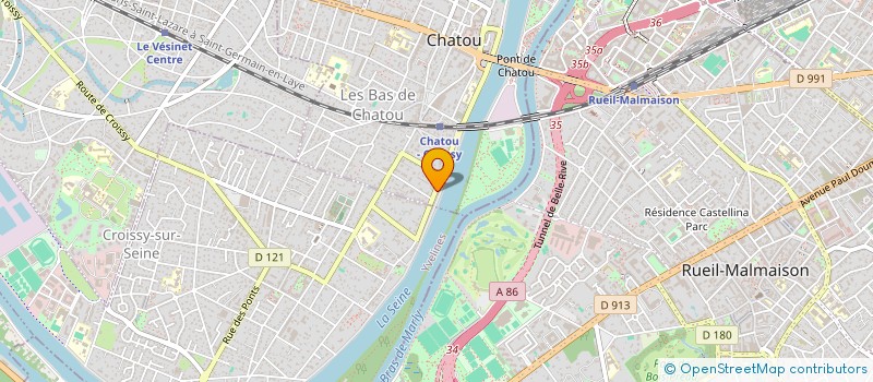 localisation de l'entreprise MONSIEUR JEAN CAVALLIERO à CHATOU