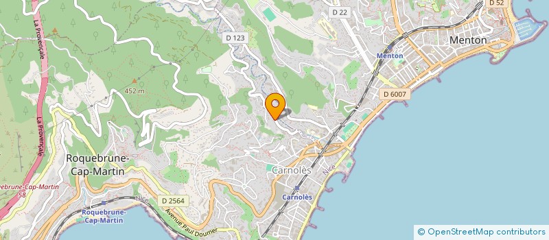 localisation de l'entreprise MONSIEUR JEAN CAVERIVIERE à ROQUEBRUNE-CAP-MARTIN