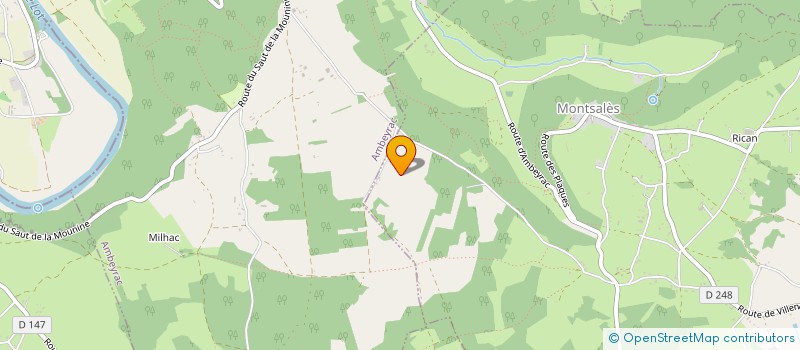 localisation de l'entreprise MONSIEUR JEAN CAVILLE  SAINT-IGEST