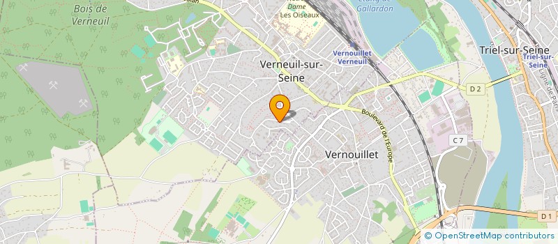localisation de l'entreprise MONSIEUR JEAN CAYET à VERNEUIL-SUR-SEINE