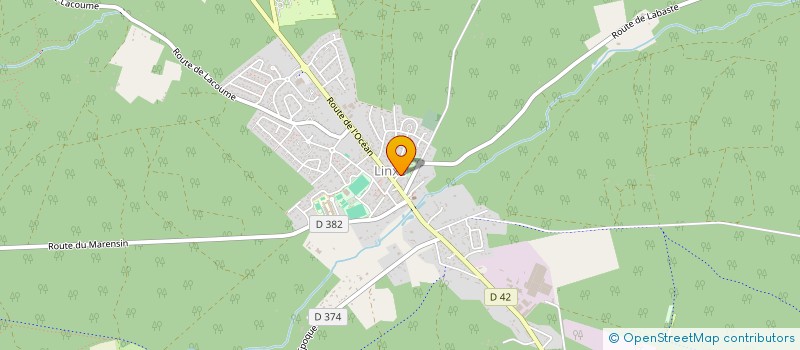 localisation de l'entreprise MONSIEUR JEAN CAYLA  CASTETS