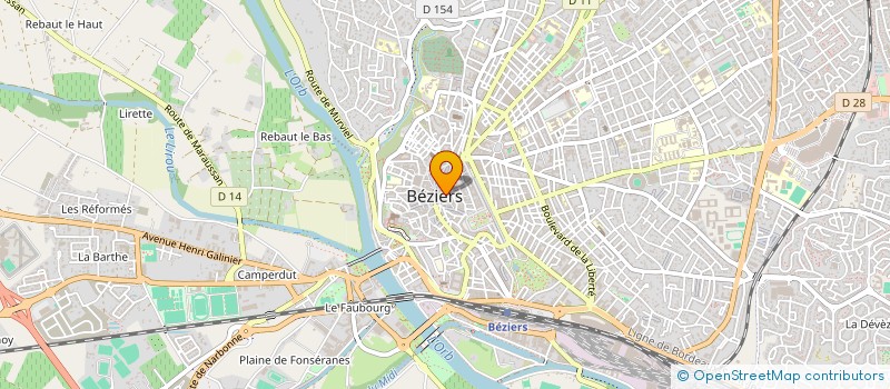 localisation de l'entreprise MONSIEUR JEAN CAYROCHE à BEZIERS