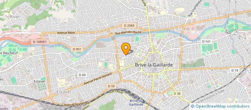 localisation de l'entreprise MONSIEUR JEAN CAYROL  BRIVE-LA-GAILLARDE